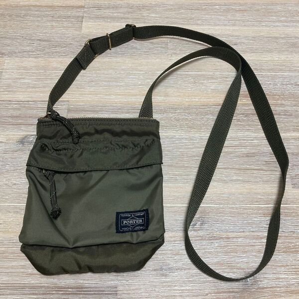PORTER ショルダーバッグ カーキ