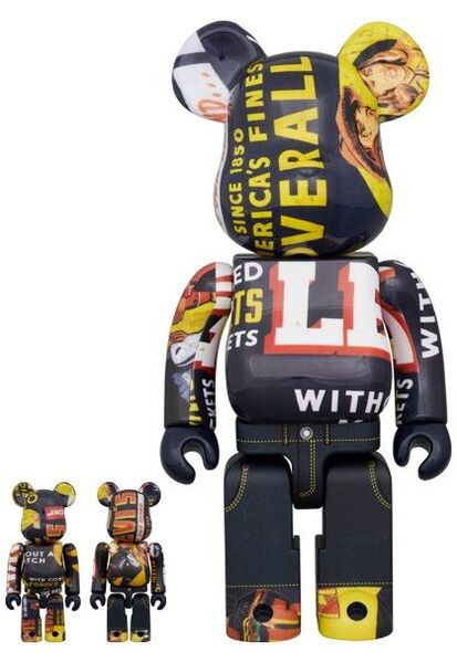 新品未開封 BE@RBRICK LEVI'S(R) BANNER 100% & 400% ベアブリック リーバイス 限定品