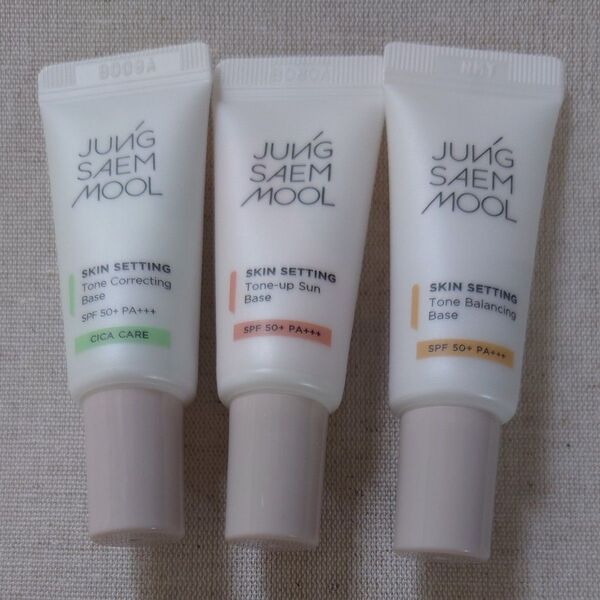 JUNG SAEM MOOL スキンセッティングベース3種類セット