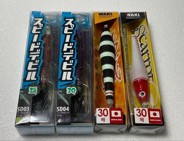 スピードデビル 25号 30号 WAKI BP鉛スッテ 30号 エスキャロット オモリグ イカメタル