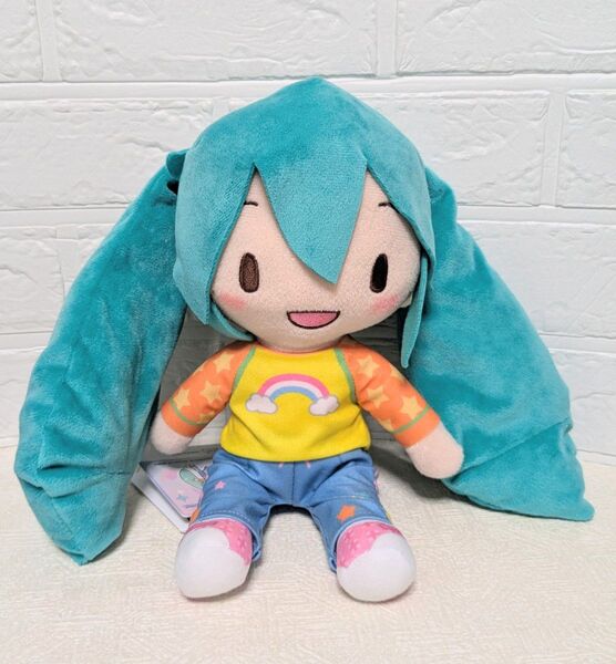 初音ミク × オシャレ魔女 ラブ and ベリー ふわぷち Mぬいぐるみ ラブ衣装ver. 24cm