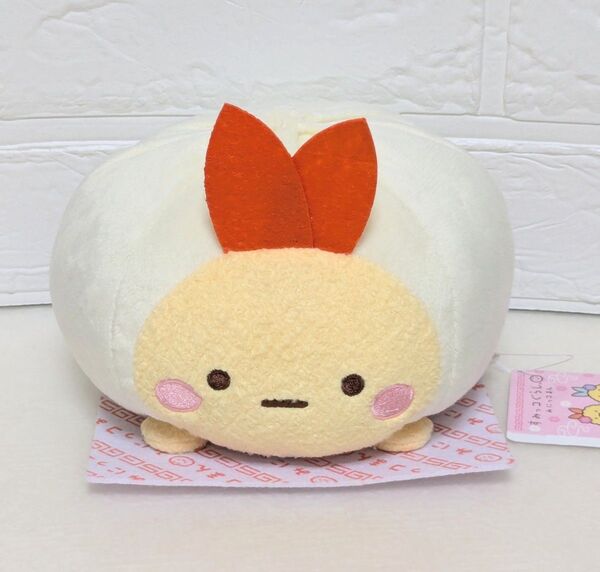 すみっコぐらし みにっコまん うつぶせぬいぐるみ えびふらいのしっぽ 15×11cm