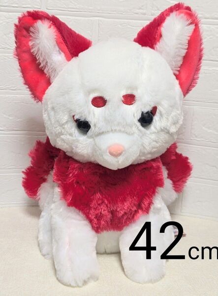 【ちとせあめ】ちょコンと 九尾のキツネ 夢うつつ ウルトラ BIG ぬいぐるみ 42cm