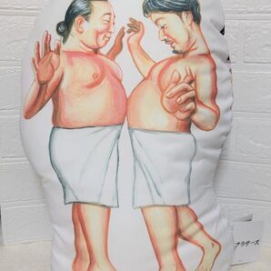 体格ブラザーズ プラチナムザッカ ダイカット クッション 45cm