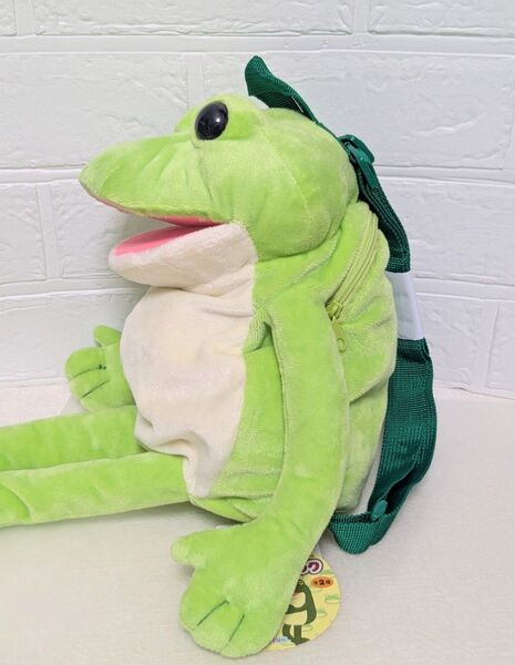 圧縮なし おとぼけケロピョン ぬいぐるみリュック 45cm ケロピョン