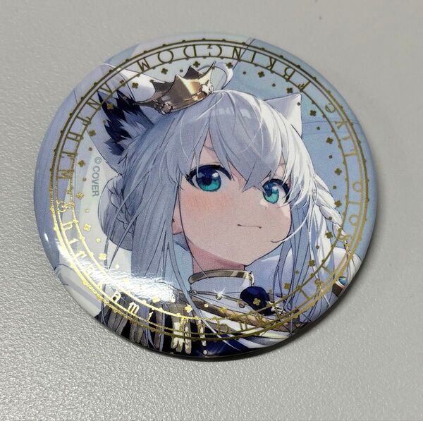 美品 ホロライブ hololive 白上フブキ 1stソロライブ FBKINGDOM 缶バッジ
