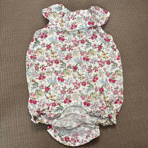 小花柄ロンパース 70サイズ