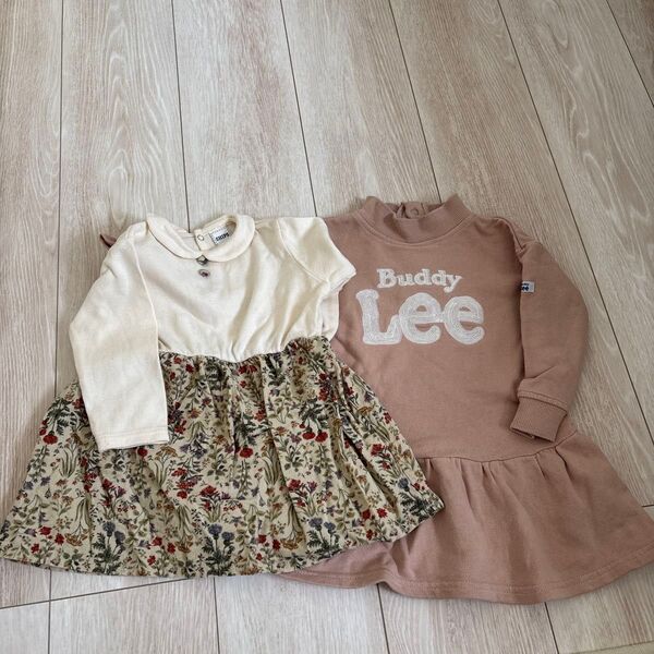 ships、Baby Lee 女の子 ワンピース 80 2点セット