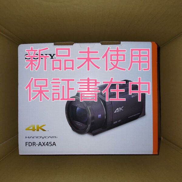 新品未使用 ビデオカメラ ハンディカム FDR-AX45A (B)(ブラック)ソニー sony 1台