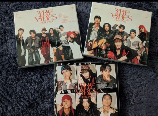 SixTONES【 THE VIBES 】3形態セット!!(初回A・B..CD+DVD) 通常盤