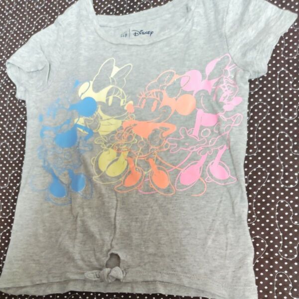 GAP Disney ミニーマウスTシャツ 110 グレー