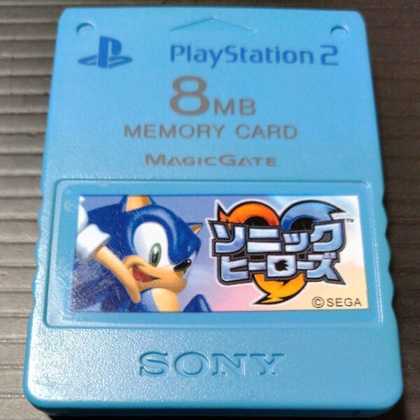 【PS2】 PlayStaion 2専用メモリーカード(8MB) Premium Series ソニック ヒーローズ