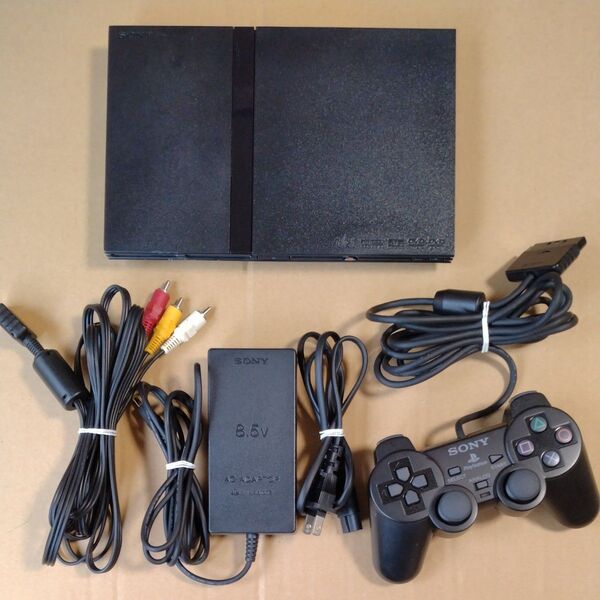 【PS2】 プレイステーション2 本体 SCPH-75000CB (チャコール・ブラック)