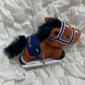 サラブレッドコレクション ねそべりフィンガーパペット ソールオリエンス ぬいぐるみ 競馬 マスコットボールチェーン