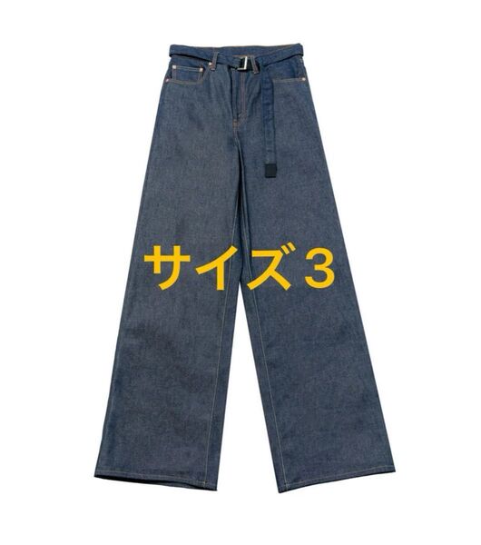 sacai x LEVI'S Denim Pants Indigo サイズ3 w34