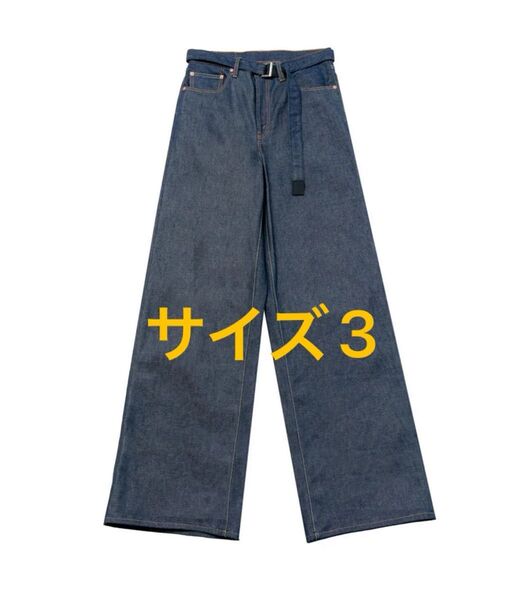 sacai x LEVI'S Denim Pants Indigo サイズ3 w34