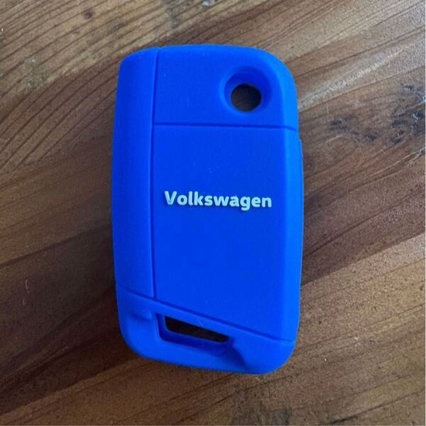 VW純正 フォルクスワーゲン シリコンkeyカバー ティグアン ロイヤルブルー