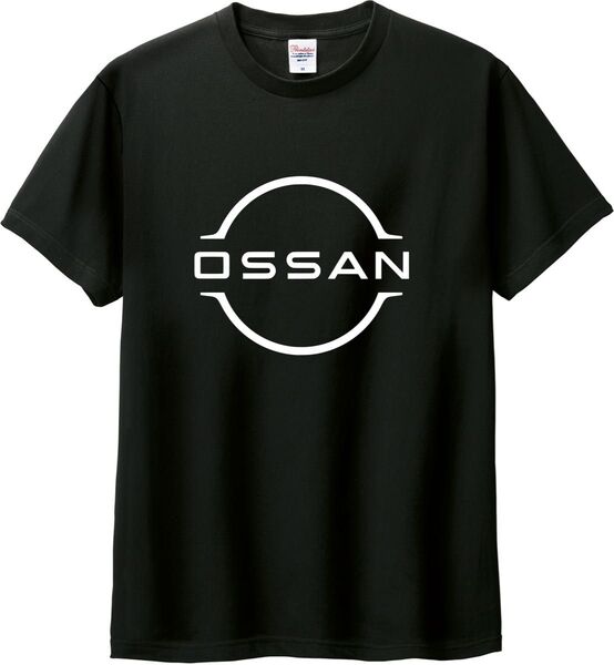 おっさん OSSAN Tシャツ ブラック M-XL 綿100% 5.6オンス パロディ ネタ