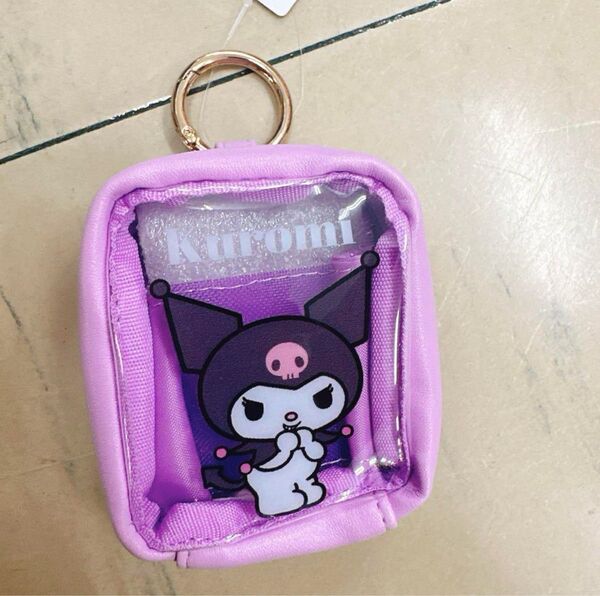 新品 タグ付き サンリオ クロミ カラビナ付きミニポーチ マイメロ