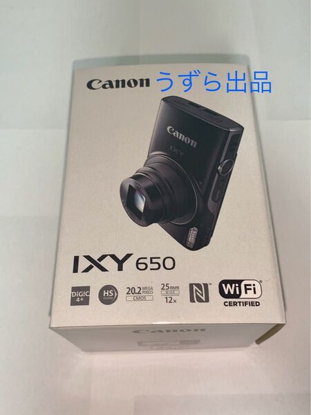 【展示品】Canon キヤノン IXY650 シルバー コンパクトデジタルカメラ