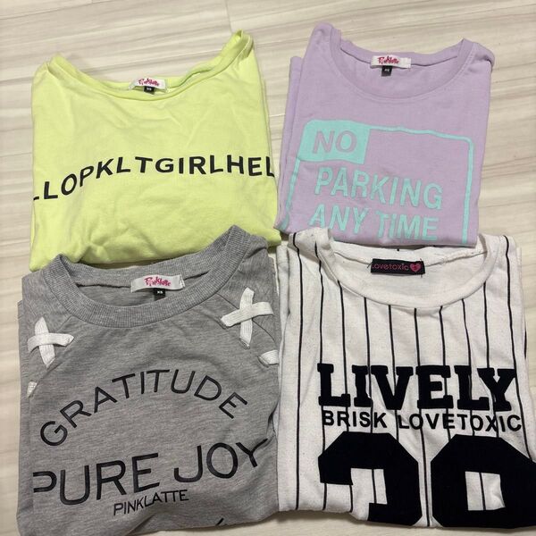 ピンクラテ ラブトキ 半袖Tシャツ セット
