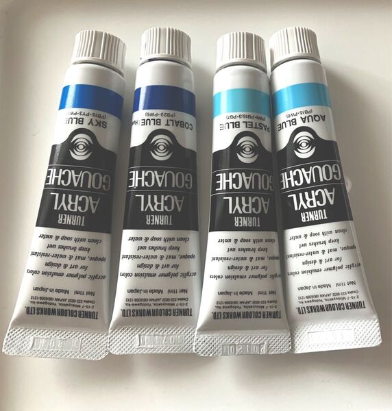 ターナー アクリルガッシュ 普通色 ブルー アクリル絵の具 絵の具
