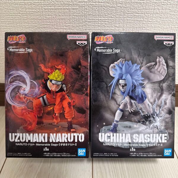 NARUTO ナルト うずまきナルト うちはサスケ フィギュア Memorable Saga