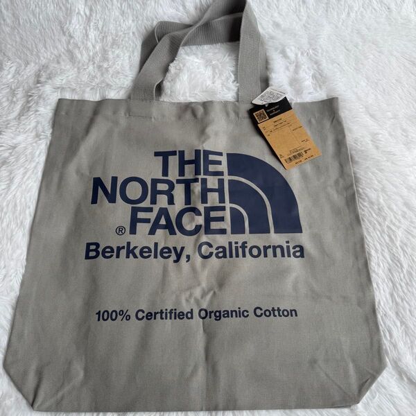 【新品未使用】ノースフェイス オーガニックコットントートバック タグ付 グレー THE NORTH FACE Organic