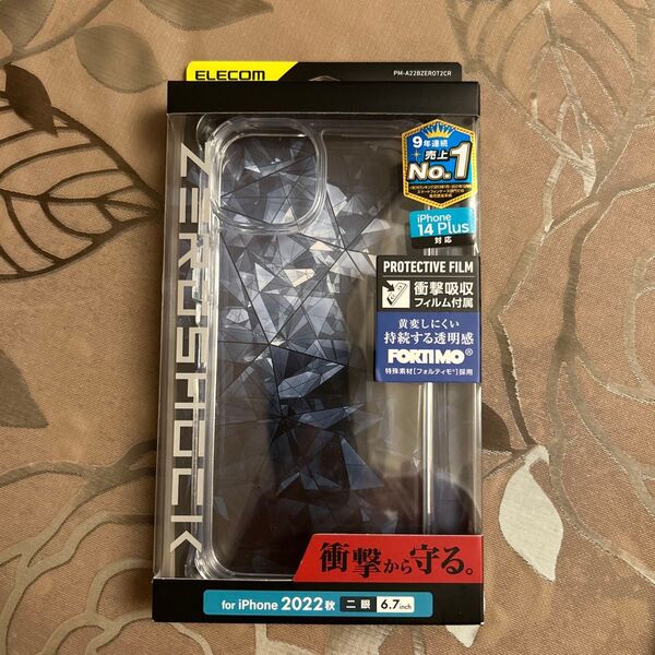 iPhone14Plus用 ZEROSHOCK ケース クリア 未使用