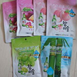 TOOSTY×チャミスル フェイスマスク 6セット