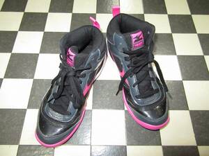 * Mizuno * beautiful goods rookie BB4 24.5cm black × pink × dark gray 