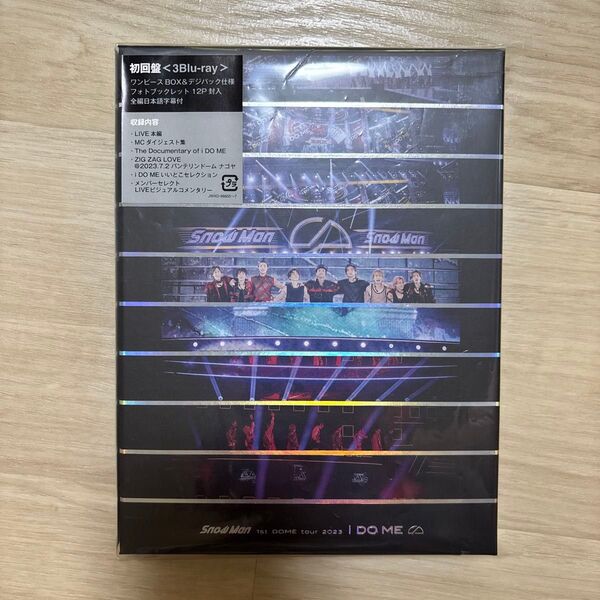 初回盤 Snow Man Blu-ray 1st DOME tour 2023 i DO ME スノーマン