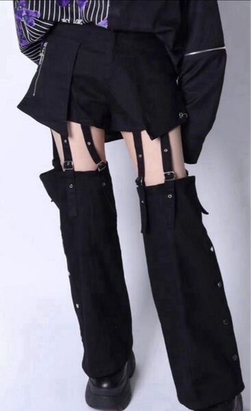 レッグカバー付きパンツ Amilige アミリージュ 地雷系