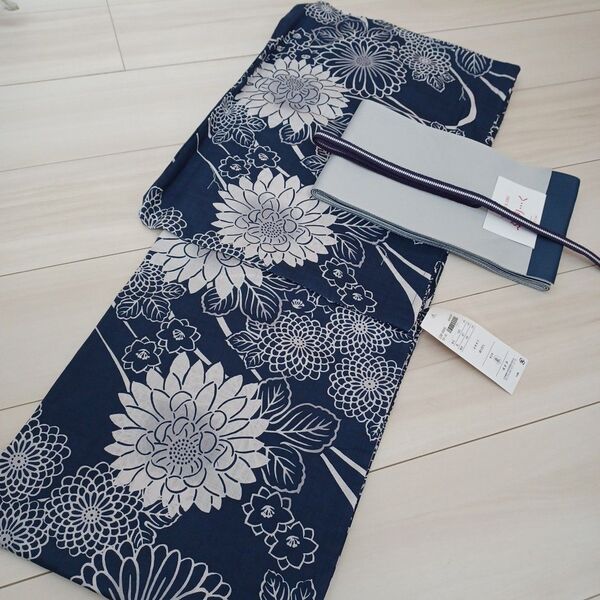 新品 呉服屋 大人上品な 夏着物 浴衣3点セット