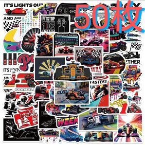 F1 ステッカー【50枚】エフワン フォーミュラー1 スーパーカー レース 車 スポーツカー