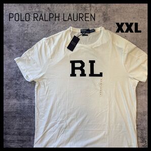 【国内完売】 ラルフローレン Tシャツ オーバーサイズ RL ポロ POLO トップス 半袖 ホワイト