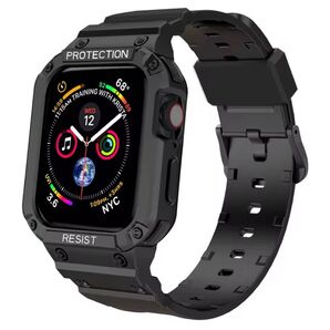 Apple Watch 38mm/40mm/41mm対応 アップルウォッチバンド スポーツバンド【ブラック】