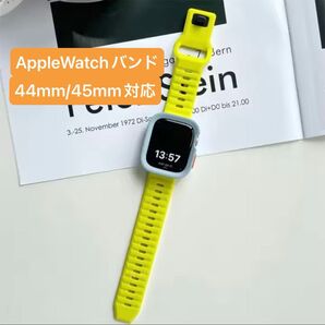 Apple Watch 44mm/45mmシリコンケース+シリコンバンド アップルウォッチ 44mm/45mm対応 2点セット