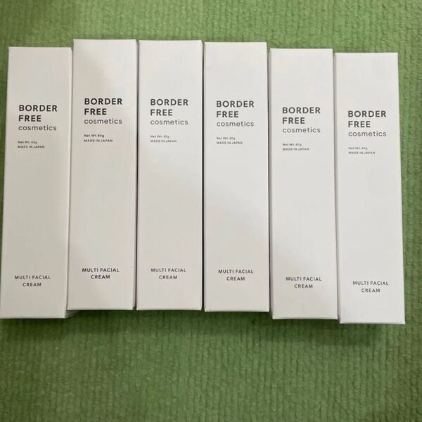 BORDER FREE cosmetics (ボーダーフリーコスメティクス) マルチフェイシャルクリーム 【正規品】 ×6
