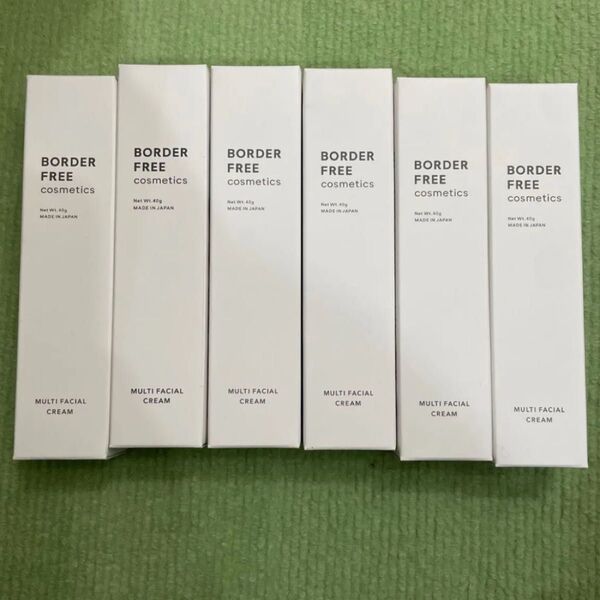 BORDER FREE cosmetics (ボーダーフリーコスメティクス) マルチフェイシャルクリーム 【正規品】 ×6