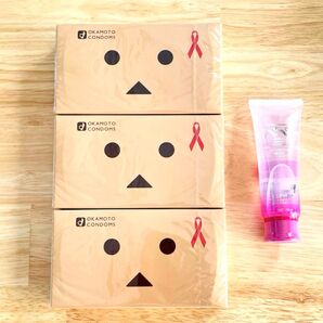 2種類セット 「オカモトコンドーム ダンボーver. (12個入 )×3」 「ペペスペシャル ローズ50mL×1」 ペペローション