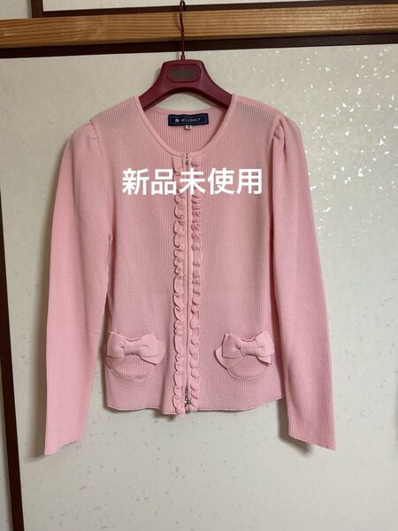 ☆新品未使用M'S GRACY カーディガン ピンク フリル リボン