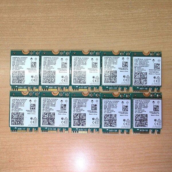 ◆ 10枚セット ◆ INTEL 無線LANカード AX200NGW Wi-Fiカード