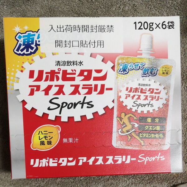 大正製薬 リポビタンアイススラリー for Sports ハニーレモン風味 120g × 6個