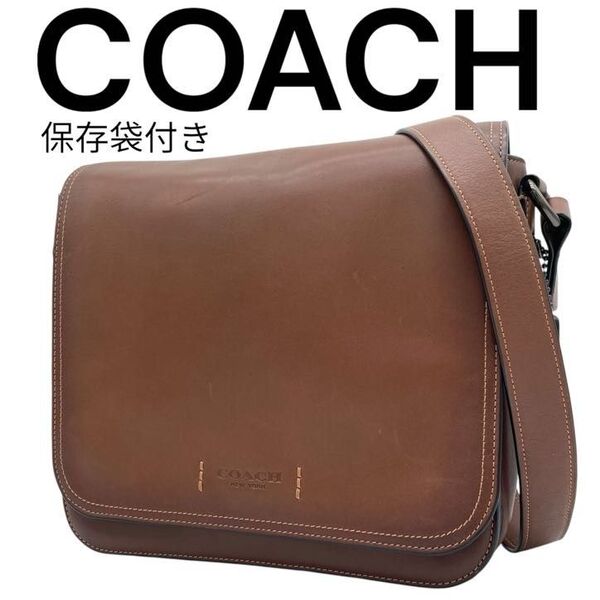 COACH コーチ ゴッサム ショルダーバッグ メッセンジャー 27 クロスボディ C2679 ブラウン ビジネス レザー
