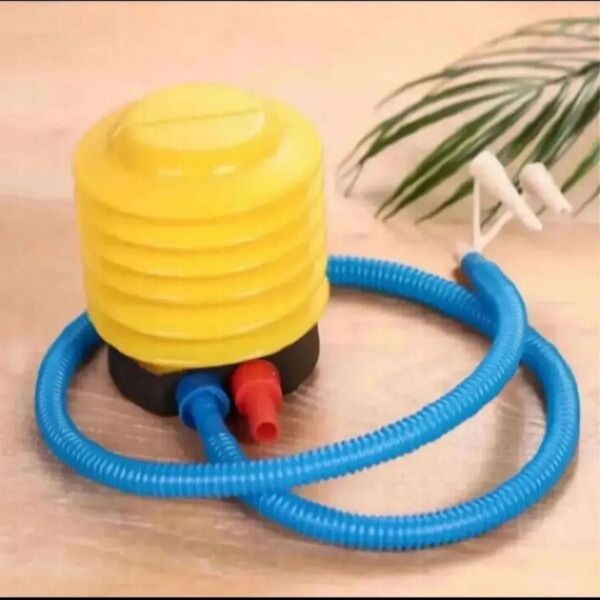 フットポンプ 空気入れ ミニ フット ヨガボール バランスボール 浮き輪 ボール クッション ポンプ