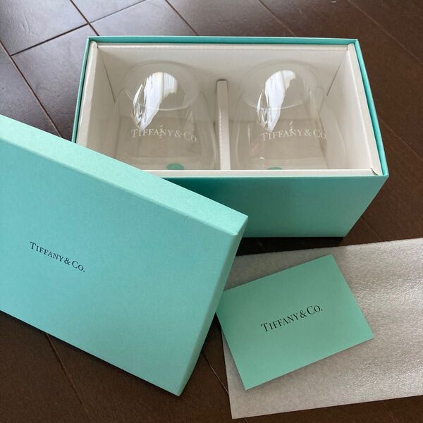 【未使用】Tiffany &Co. タンブラー ペアグラス ティファニー ワインタンブラー グラスセット ガラス食器