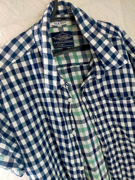 Scotch&Soda チェックシャツ シャツ トップワチェック柄 アメカジ メンズ スコッチアンドソーダ