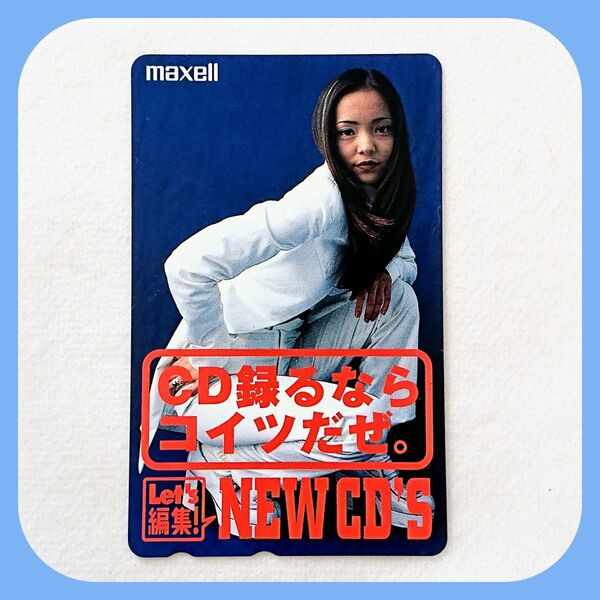 安室奈美恵さんテレカ テレホンカード 【非売品・レアカード】(ID199)