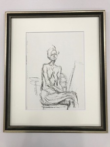 【特価】　≪　　アルベルト・ジャコメッティ　　≫　　オリジナルリトグラフ【石版画】　Ⅰ　　1961年　　ALBERTO GIACOMETTI